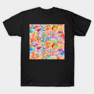 watercolor mushrooms T-Shirt
